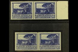 1947-54 3d Deep Intense Blue, SACC 116b (formerly SG 117b) Accompanied By 1954 Dark Blue Reprint For Comparison, Both Ne - Zonder Classificatie