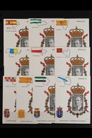 1995 King Juan Carlos 1000p (as Edifil 3403, Mi 3254) - The Complete Set Of TWENTY DIFFERENT OFFICIAL PROOFS (PO. 37/56) - Autres & Non Classés