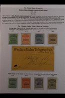 TELEGRAPH STAMPS & HISTORY A BEAUTIFUL COLLECTION Informatively Written-up And Nicely Presented on Around 80 Pages in On - Andere & Zonder Classificatie
