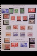 1941-2001 MINT, NEVER HINGED MINT & USED COLLECTION On Pages, Includes ISLE OF MAN 1973-2001 Used Collection & 1960-1996 - Autres & Non Classés
