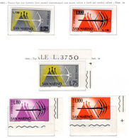1965 - SAINT-MARIN - SAN MARINO - Catg. Unif. EX 25/29 - NH - (SM2017.28...) - Express Letter Stamps