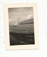 Photographie , Sports , Bateau, Voile ,  Voilier ,  LAC DU BOURGET ,  100 X 70 Mm - Sports