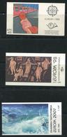 GRECE - CARNETS EUROPA DE  1988 + 1998 & 2001 - TOUS * * - LUXE - Booklets