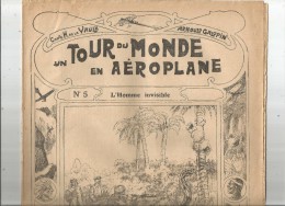 Un Tour Du Monde En AEROPLANE , N° 5 , H. De La VAULX , A.  Galopin , L'homme Invisible,  Frais Fr : 1.90€ - 1900 - 1949