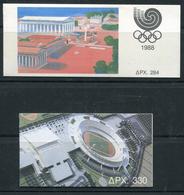 GRECE - CARNETS DE 1988 & 1989 , JO ATHENES 1996 * * - LUXE - Postzegelboekjes