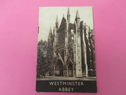 Fascicule/ANGLETERRE/ WESTMINSTER ABBEY /Vers 1950   PGC343 - Dépliants Turistici