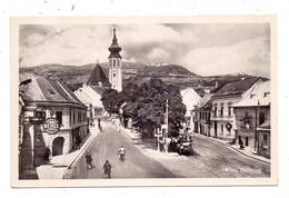 A 1000 WIEN - GRINZING, Pfarrkirche, Strassenpartie, Oldtimer Bus - Grinzing