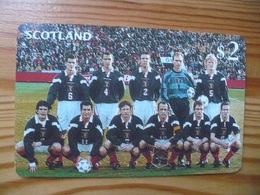 Prepaid Phonecard USA, Sprint - France '98 Football World Cup, Team Of Scotland - Sprint