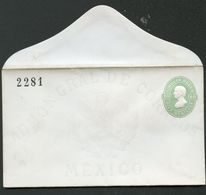 Mexico Envelope MEPSI #E8 10c With Watermark Control #2281 ORIZAVA Mint 1879 - México