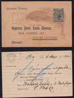 Brazil Brasil 1900 BP 53 50R Stationery Card Private Imprint RIO Fonte Santa Thereza - Ganzsachen