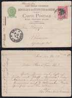 Brazil Brasil 1899 BP 60 P 100R Stationery Question Card PARA To HANNOVER Germany - Entiers Postaux