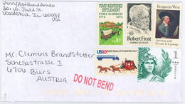 * Fort Harrod Kentucky - Robert Frost - Benjamin West - Postal Service - Dollar - Unused Stamps