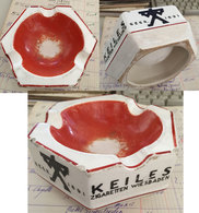 RARE Cendrier Cigarettes KEILES  Wiesbaden - Porcelaine