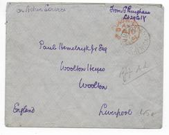 SOUTH AFRICA - GUERRE Des BOERS - 1902 - ENVELOPPE OBLITERATION ARMY PO 45 S.AFRICA => LIVERPOOL (ENG - Unclassified