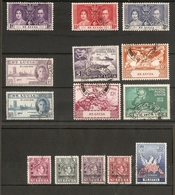 ST LUCIA 1937 - 1951 COMMEMORATIVE SETS FINE USED Cat £9.95 - Ste Lucie (...-1978)