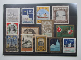 Dänemark 1911 - 59 Jul Marken / Reklamemarken Sydslesvig / Julen Aalborg Alm Usw. Ungebraucht Aber Auch ** - Unused Stamps