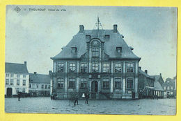 * Torhout - Thourout * (SBP, Nr 11) Hotel De Ville, Town Hall, Stadhuis, Animée, Café, Rare, Unique, Prachtkaart - Torhout