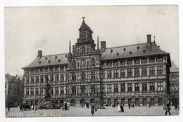 Belgique --ANVERS --ANTWERPEN--L'Hôtel De Ville (animée) .......à Saisir - Antwerpen