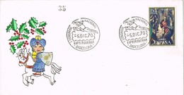 33452. Carta BARCELONA 1970. Congreso Nacional ESPELEOLOGIA - 1961-70 Storia Postale