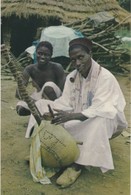 POSTCARD PORTUGAL - PORTUGUESE GUINEA - GUINÉ - TOCADOR DE  KORA  ( MANDINGA, - FULACUNDA ) - ETHNIC - Guinea Bissau