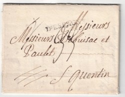 1788, Folded Letter With Full Content From LISBOA With Transit "D'` ESPAGNE" To France - ...-1853 Vorphilatelie