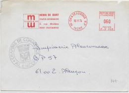 GREVE POSTALE - 1974 - ENVELOPPE De CHATEAUROUX (INDRE) ACHEMINEE Par La CHAMBRE De COMMERCE De ALENCON (ORNE) - - Dokumente