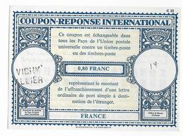 FRANCE - COUPON-REPONSE INTERNATIONAL De 0.8 FRANC - VICHY - Antwortscheine