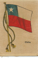 Silk Flag Of Chile .  Drapeau En Soie Chili - Chili