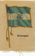 Silk Flag Of Nicaragua   Drapeau En Soie - Nicaragua