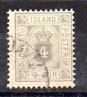 Sello De Islandia Servicio N ºYvert 4B O  Valor Catálogo 35.0€ - Dienstzegels