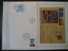 Bulgarien 1963, 2000- Ganzsache Bildpostkarte Luftpost 1963, FDC Beleg 50 Jahre Menschenrechtskonvention Mi. 4492 - Postales