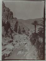 Snapshot Vintage Les Gorges D'El-Kantara Algérie Papier Bleu 9 Mai 1930 - Africa