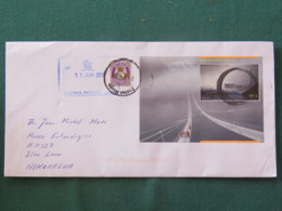 Norway 2019 Cover To Nicaragua - Bridge S.s. - Post Horn - Storia Postale