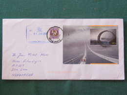 Norway 2019 Cover To Nicaragua - Bridge S.s. - Post Horn - Lettres & Documents