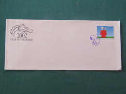 Portugal 2002 Special Snoopy Cancel On Cover - Year Of The Horse - Briefe U. Dokumente