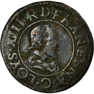 Monnaie, France, Louis XIII, Double Tournois, Buste Juvénile, 1624 Riom - 1610-1643 Lodewijk XIII Van Frankrijk De Rechtvaardige