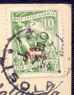 SLOVENIA - TRIESTE  ZONA B - IZOLA IŽOLA - STT VUJNA - Picking Fruit - 3.7.1954. - Poststempel