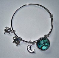 JOLI BRACELET ARBRE DE VIE + TORTUE LUNE ELEPHANT NEUF - Bracciali