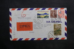 JAPON - Enveloppe En Exprès De Suginami Pour Paris En 1966 , Affranchissement Plaisant - L 35102 - Storia Postale