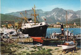 Marina Di Carrara - Porto E Sfondo Alpi Apuane - Fg Vg - Carrara