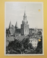 CARTOLINA POSTCARD GERMANIA DEUTSCHE 1959 LIPPSTADT MARIENKIRCHE BOLLO THEODOR HEUSS ETICHETTA BERLINER LUFT - Lippstadt