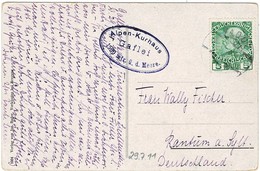 1911, Vaduz Auf % H. Öst. Und Kurhaus Stp.   #a467 - ...-1912 Precursores