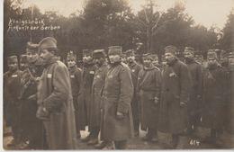 KÖNIGSBRÜCK - Carte Photo Camp De Prisonniers - Ankunft Der Serben ( Arrivée Des Serbes ) - Königsbrück