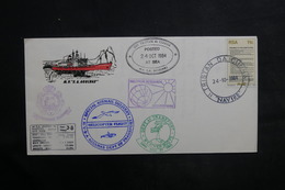 AFRIQUE DU SUD - Enveloppe Du Navire Agulnas En Mission En 1984 , Voir Cachets Et Oblitération - L 35161 - Cartas