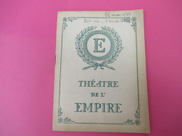 Programme Théâtre/L'EMPIRE/Opérette/Le Pays Du Sourire/Franz Lehar/Alcaide-Lamy-Fraytet/ /1939   PROG227 - Programmes