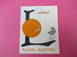 Programme Théâtre/La LUNE ROUSSE/"La Rousse Illustrée"/Baillet, Bernard, Vadot,Cazenave,Falco/1961  PROG228 - Programmi