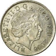 Monnaie, Grande-Bretagne, Elizabeth II, 10 Pence, 2008, TTB, Copper-nickel - 10 Pence & 10 New Pence
