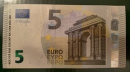 5 EURO DRAGHI SPAIN  V009A2  SERIE VB Perfect UNC - 5 Euro