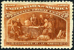 US #239 Mint Hinged 30c Columbian Expo From 1893 - Unused Stamps
