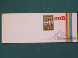Cuba 1977 Unsend Postcard - Olympics Montreal Running - Brieven En Documenten